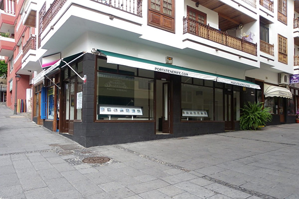 Immobilienshop von Porta Tenerife in Puerto de la Cruz auf Teneriffa