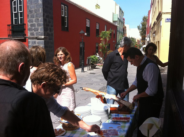 Cortador de Jamón in Puerto de la Cruz